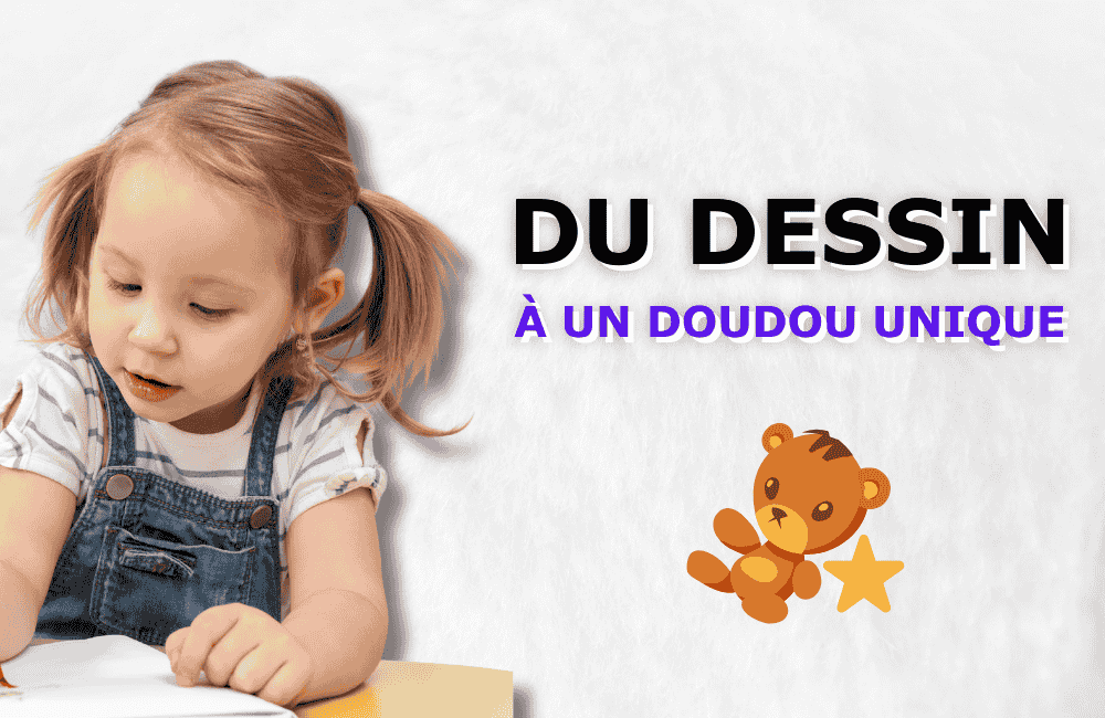 Transformez le dessin de votre enfant en un doudou unique